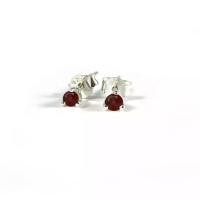 ราคา FINEJEWELTHAI ต่างหูโกเมน-ต่างหูเงิน-โกเมนแท้-E1063gm สีเงิน (MKP0838737)