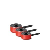 ราคา MEYER ชุดหม้อด้าม Bauhaus75 ปี 6 ชิ้น รุ่น 14212TE12 สีRED (CDS91098467)