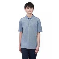 ราคา MUJI เสื้อโปโลผู้ชาย แขนครึ่งส่วน ปิเก้ผ้าสัมผัสเย็น L (MJT51715625)