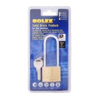 ราคา SOLEX กุญแจสปริงคล้องคอยาวทองเหลือง รุ่น SL99/40L ขนาด 40 มม. สีทองเหลือง (MKP1159378)