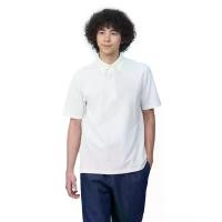 ราคา MUJI เสื้อโปโลผู้ชาย แขนครึ่งส่วน ปิเก้ผ้าสัมผัสเย็น L (MJT51715502)