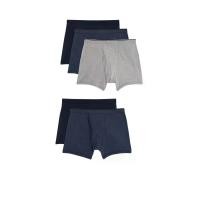 ราคา Marks & Spencer กางเกงชั้นในผู้ชายทรงทรังค์ แพ็ค 5 ชิ้น Pure Cotton Cool & Fresh สี E4 Blue Mix XL (CDS22376732)