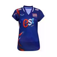 ราคา GRAND SPORT เสื้อวอลเลย์บอลแขนสั้นทีมชาติหญิง 2025 (014370) สีน้ำเงิน 2XL (MKP1990596)