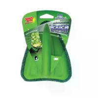 ราคา SCOTCH-BRITE SCOTCH BRITE แผ่นใยขัดพร้อมด้ามจับหัวจรวด สีเขียว (สก๊อตช์ ไบรต์) (MKP1638169)