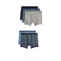 ราคา Marks & Spencer กางเกงชั้นในผู้ชายทรงทรังค์ แพ็ค 5 ชิ้น Pure Cotton Cool & Fresh สี Pd Denim Mix L (CDS22376770)