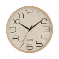ราคา Kassa Home นาฬิกาแขวนผนังพลาสติก Neat KASSA HOME รุ่น JH6421 ขนาด 30.5 x 30.5 x 4.3 ซม. สีเบจ (MKP1169924)