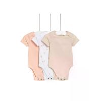 ราคา MARKS & SPENCER KIDS ชุดเซ็ตบอดี้สูทเด็กเล็กผู้หญิง Pure Cotton Peaches 3 ชิ้น สี Peach Mix 9-12 Month (CDS21530784)