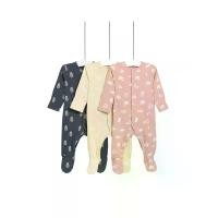 ราคา MARKS & SPENCER KIDS ชุดเซ็ตบอดี้สูทเด็กเล็กยูนิเซ็กส์ Cotton Rich Printed 3 ชิ้น สี Sandstone 6-9 Month (CDS21531262)