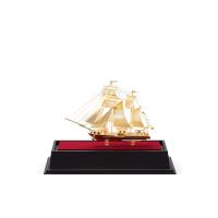 ราคา CUBIC GEMS เรือสำเภาทองมงคลตั้งโชว์ รุ่น SHO-576/GB สีทอง (CDS78492325)