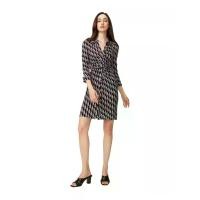 ราคา DIANE VON FURSTENBERG ชุดกระโปรง รุ่น DVF SHESKA 3/4 DRESS สี BIRD WEAVE BERLIN 2 US (MKP2000905)