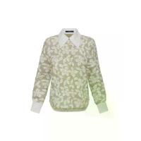 ราคา ASAVA (AW24) เสื้อเชิ้ตผู้หญิงแขนยาว ชายเสื้อโค้ง ผ้าปักลายดอกไม้ สีเบจ XS (GRMKPPR000145926)