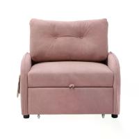ราคา LIVING SOLUTIONS BY SB โซฟาเบด รุ่น RICH ผ้าสีชมพู 1 ที่นั่ง (MKP2007397)