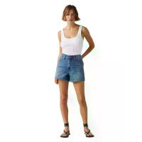 ราคา LEVI'S กางเกงยีนส์ขาสั้น Women's '80s Mom Shorts Blue 23 In (MKP1991042)