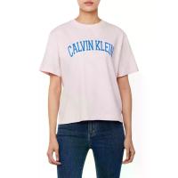 ราคา CALVIN KLEIN เสื้อยืดคอกลมแขนสั้นผู้หญิง ทรง Relaxed สีชมพู XS (GRMKPPR000158023)