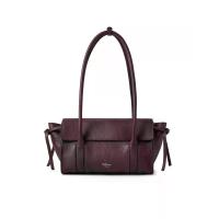 ราคา Mulberry กระเป๋าสะพายไหล่ผู้หญิง รุ่น Mini Soft Bayswater สี Black Cherry 0 (MKP2006957)