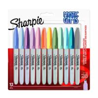 ราคา SHARPIE SHARPIE ปากกามาร์คเกอร์ หัว Fine 1.0 มม. รุ่น อัญมณี คละสี (แพ็ค 12 ด้าม) (MKP2002463)