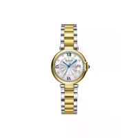 ราคา JULIUS นาฬิกาข้อมือผู้หญิง JA-1536 F สี 2 กษัตริย์ทอง หน้าปัดขาว สายสแตนเลส บานพับ (MKP1998894)