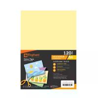 ราคา ELEPHANT กระดาษการ์ดสี ตราช้าง A4 120แกรม 100แผ่น/แพ็ค สีเหลือง (MKP2004129)