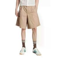 ราคา ADIDAS กางเกงขาสั้นผู้ชายทรงเบอร์มิวดาขากว้าง Adidas Originals สีกากีเบจ 38 UK (CDS22056382)