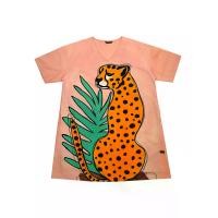 ราคา YODYOKO เดรสผู้หญิง - สีส้ม : ลายเสือชีตาห์ในทุ่งหญ้าสะวันนา Free Size (MKP2000534)