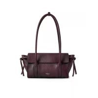 ราคา Mulberry กระเป๋าสะพายไหล่ผู้หญิง รุ่น Mini Soft Bayswater สี Black Cherry 0 (GRMKPPR000177586)