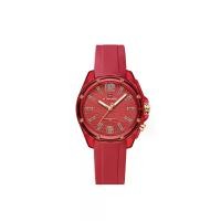 ราคา NAVIFORCE นาฬิกาข้อมือผู้หญิง NF6103 F สายซิลิโคน 37mm. สีแดง หน้าปัดแดง (MKP1998756)