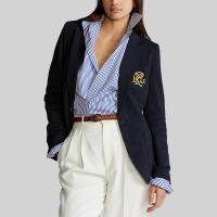 ราคา POLO RALPH LAUREN BLAZER Double-Knit Jacquard Blazer เสื้อเบลเซอร์ รุ่น WMPOOTWN5V20040 สี 410 NAVY-410 0 (MKP0702454)
