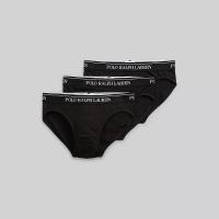 ราคา POLO RALPH LAUREN Underwear BRIEFS Stretch Cotton Brief 3-Pack กางเกงชั้นใน Briefs รุ่น MAPOUND01820035 สี 001 BLACK XL (MKP1466431)