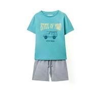 ราคา SFERA KIDS ชุดเซ็ตเด็กโตผู้ชาย เสื้อยิด + กางเกงขาสั้น สีเทอควอยส์ 6 EU (CDS22725806)