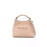 ราคา KARL LAGERFELD กระเป๋าผู้หญิง รุ่น HOTEL KARL LEATHER BKT BAG สี SAND ONE One Size (MKP1941831)