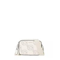 ราคา KARL LAGERFELD กระเป๋ารุ่น IKON PERFORATED CAMERA BAG สี OFF WHITE One Size (MKP2004554)