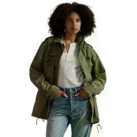 ราคา POLO RALPH LAUREN เสื้อแจ็คเก็ตผู้หญิง-Cotton Twill Field Jacket รุ่น WMPOOTWN6020180-สีเขียว XL (MKP1840541)