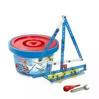 ราคา MECCANO ตัวต่อวิศวกรน้อยพลาสติก 100 ชิ้น มีหูหิ้ว ต่อได้ 8 แบบ สีฟ้า (MKP0685882)