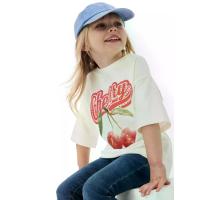 ราคา MARKS & SPENCER KIDS เสื้อยืดเด็กเล็กผู้หญิง Pure Cotton Cherry and Bright สี Ivory Mix 5-6 Years (CDS22594709)