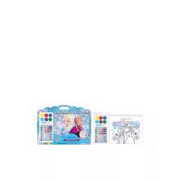 ราคา DISNEY สมุดภาพระบายสี Frozen - Color As You Wish + สีน้ำและสีชอล์ก หลากสี (CDS18387179)