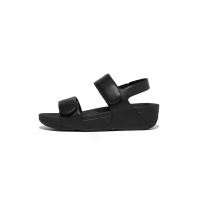 ราคา FitFlop™ รองเท้าแตะแบบรัดส้นผู้หญิง LULU ADJUSTABLE LEATHER B/S รุ่น FV8-090 สี BLACK 7 UK (MKP1696295)