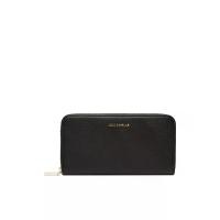 ราคา COCCINELLE กระเป๋าสตางค์ รุ่น METALLIC SOFT 110401 สี NOIR One Size (MKP1357550)