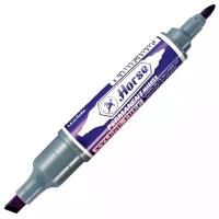 ราคา HORSE HORSE ปากกามาร์คเกอร์ 2 หัว สีน้ำเงิน (MKP1483283)
