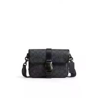 ราคา COACH กระเป๋าสะพายข้างรุ่น League Crossbody Bag 19 In Signature Canvas สีเทา One Size (MKP2007883)