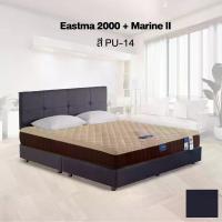 ราคา MIDAS ที่นอนรุ่น Eastma 2000 + เตียงรุ่น Marine II - PU14 ขนาด 6 ฟุต สีดำ (MKP1335852)