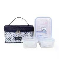 ราคา SUPER LOCK ชุดกล่องอาหารทรงเหลี่ยมฝาล็อคพร้อมกระเป๋า SUPER LOCK รุ่น JCP-AAA (แพ็ค 3 ชิ้น) สีน้ำเงิน (MKP1164900)