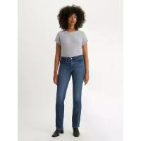ราคา LEVI'S กางเกงยีนส์ผู้หญิง 314 Shaping Straight Jeans สี Lapis Loft 31 In (MKP1750618)