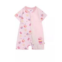 ราคา Angel Baby ชุดหมีขาสั้นเด็กทารกยูนิเซ็กส์ ขาสั้น พิมพ์ลาย Cereal สีชมพู 80 US (CDS22451422)