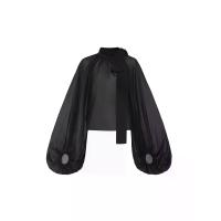 ราคา ASAVA ( AW24 )เสื้อเบลาส์ผู้หญิง แขนยาว ทรงบอลลูน แต่งโบว์ที่คอ สีดำ XS (GRMKPPR000156558)