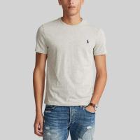 ราคา POLO RALPH LAUREN Polo Ralph Lauren TEE Custom Slim Fit Jersey Crewneck T-Shirt เสื้อยืด รุ่น MNPOTSH1N820198 สี 020 GREY XL (MKP0683912)