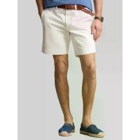 ราคา POLO RALPH LAUREN กางเกงผู้ชาย-8-Inch Stretch Straight Fit Chino Short-สีขาว 36 In (MKP1683183)