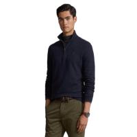 ราคา POLO RALPH LAUREN เสื้อสเวตเตอร์ผู้ชาย-Mesh-Knit Cotton Quarter-Zip Sweater รุ่น MNPOSWE16821692-สีกรมท่า L (MKP1876914)