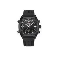 ราคา NAVIFORCE นาฬิกาข้อมือผู้ชาย NF9242 A สายซิลิโคน 43mm สีดำ หน้าปัดดำ (MKP2027116)