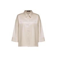 ราคา G2000 เสื้อเชิ้ตลำลองสำหรับผู้หญิง Diamond Shape สีเบจ S (MKP1863964)