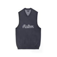 ราคา MALBON GOLF เสื้อกั๊กถักไหมพรม รุ่น NETTLE สี SEAPORT BLUE L (MKP2021152)